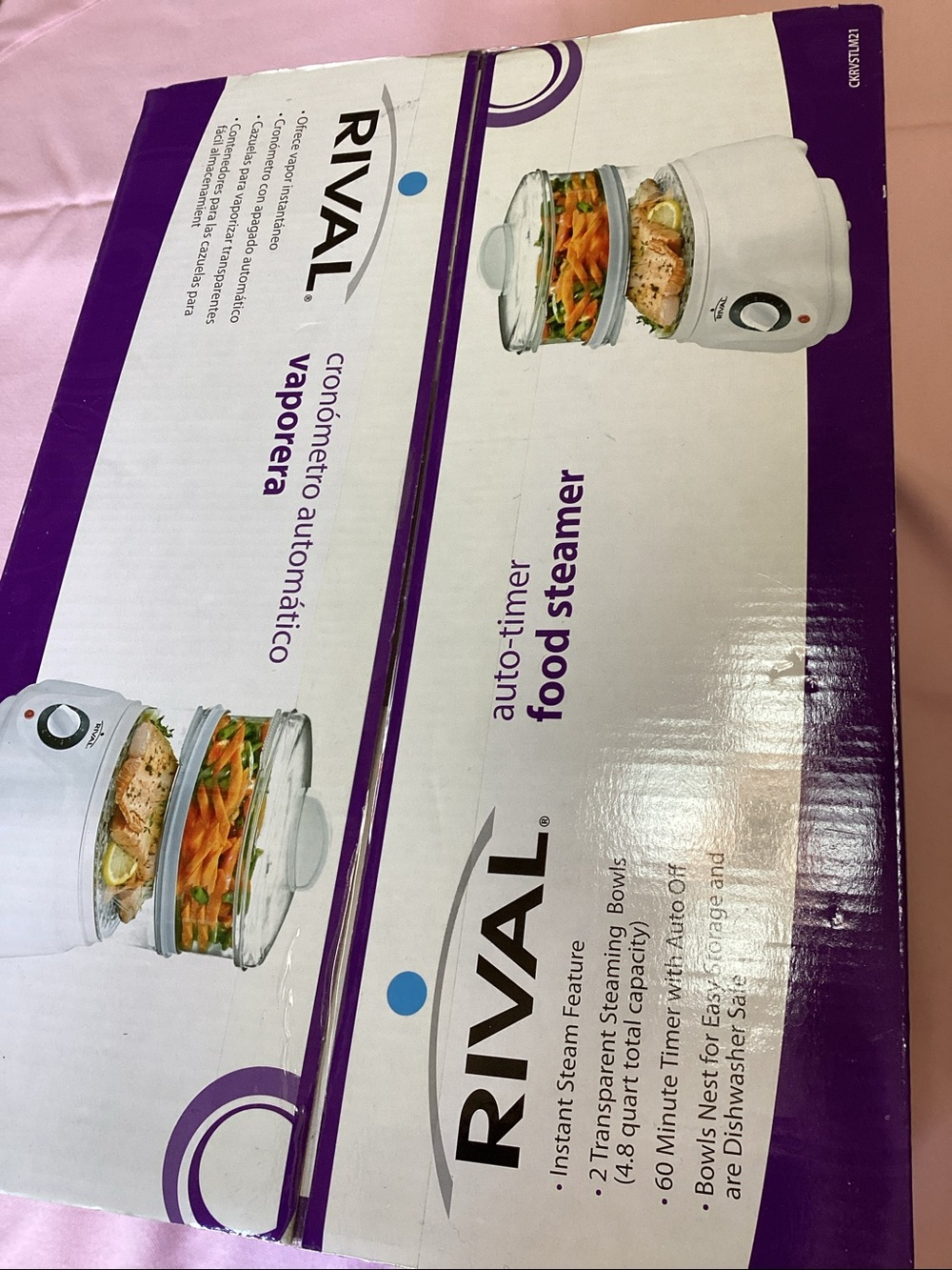 New Rival Auto-Timer Food Steamer - Picture 6 of 6